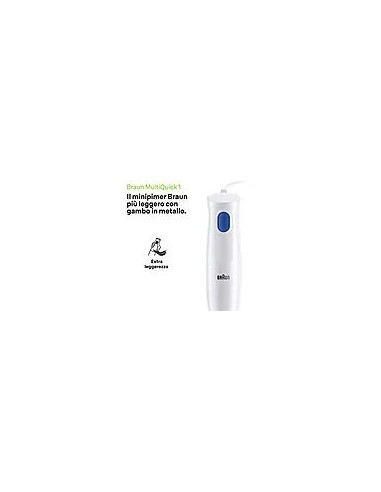 Braun MQ10.201M MultiQuick 1 Frullatore a Immersione 450W | shopincasa.it