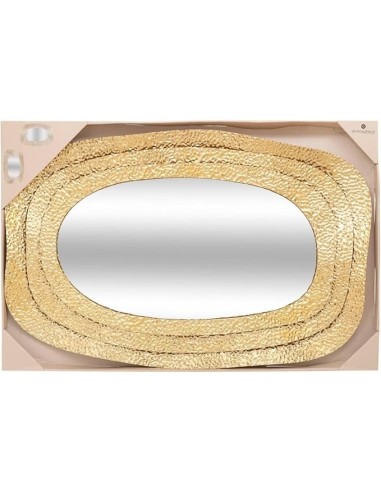 SPECCHI: vendita online Specchio, dorato, Brenda, 89x58 cm, cornice metallo, ATMOSPHERA CREATEUR D'INTERIEUR in offerta