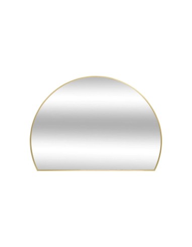 SPECCHI: vendita online Specchio, semicircolare, ingresso, ALICE, metallo, oro, 90x65 cm in offerta