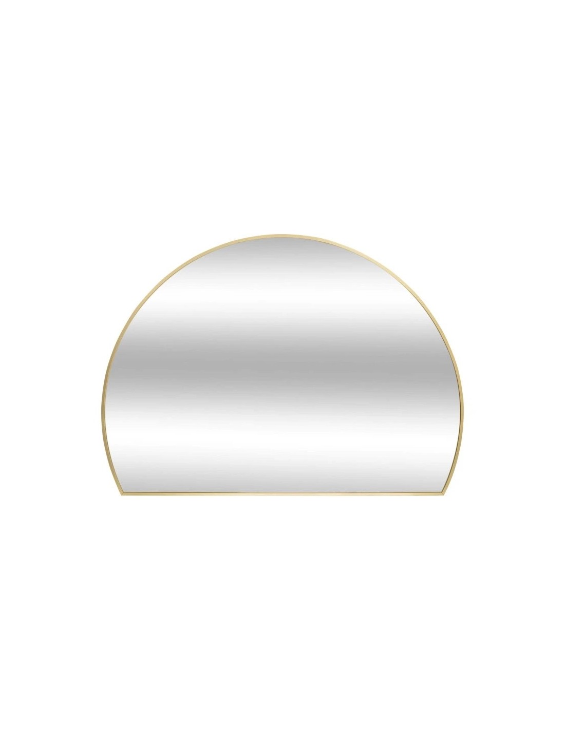 SPECCHI: vendita online Specchio, semicircolare, ingresso, ALICE, metallo, oro, 90x65 cm in offerta