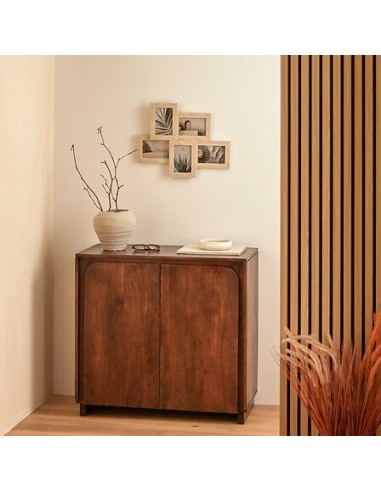 PORTAFOTO E CORNICI: vendita online Cornice multifoto, 5 foto, effetto travertino, Anaya, 48,4x38,2 cm, beige, plastica e vet...