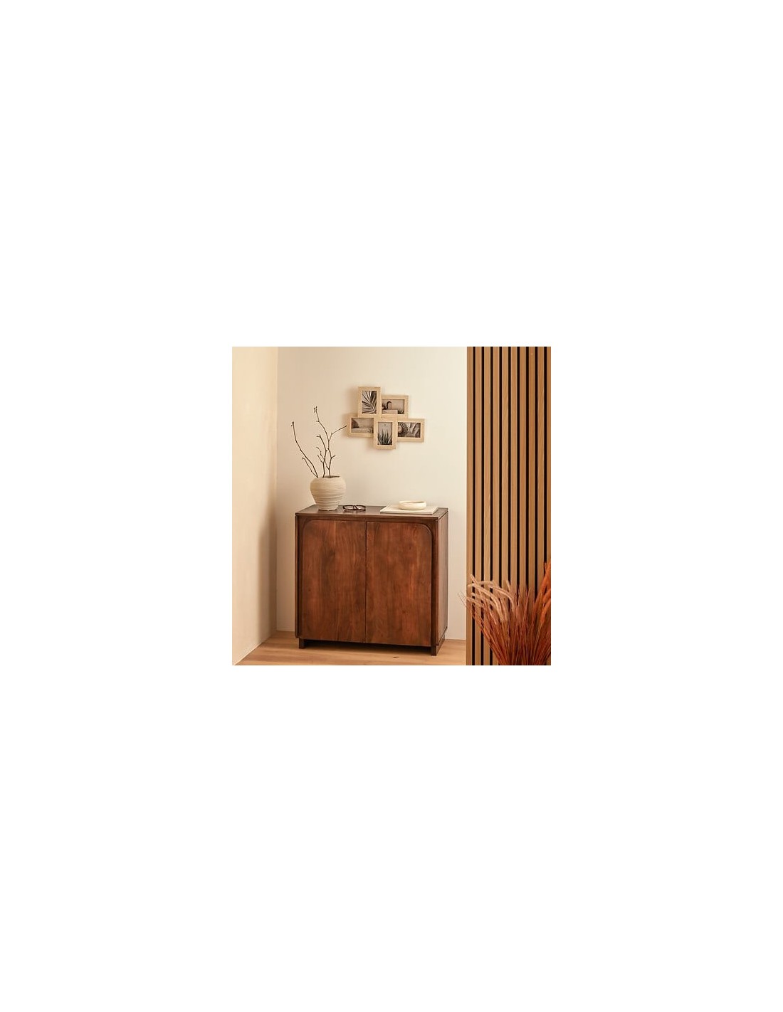 PORTAFOTO E CORNICI: vendita online Cornice multifoto, 5 foto, effetto travertino, Anaya, 48,4x38,2 cm, beige, plastica e vet...
