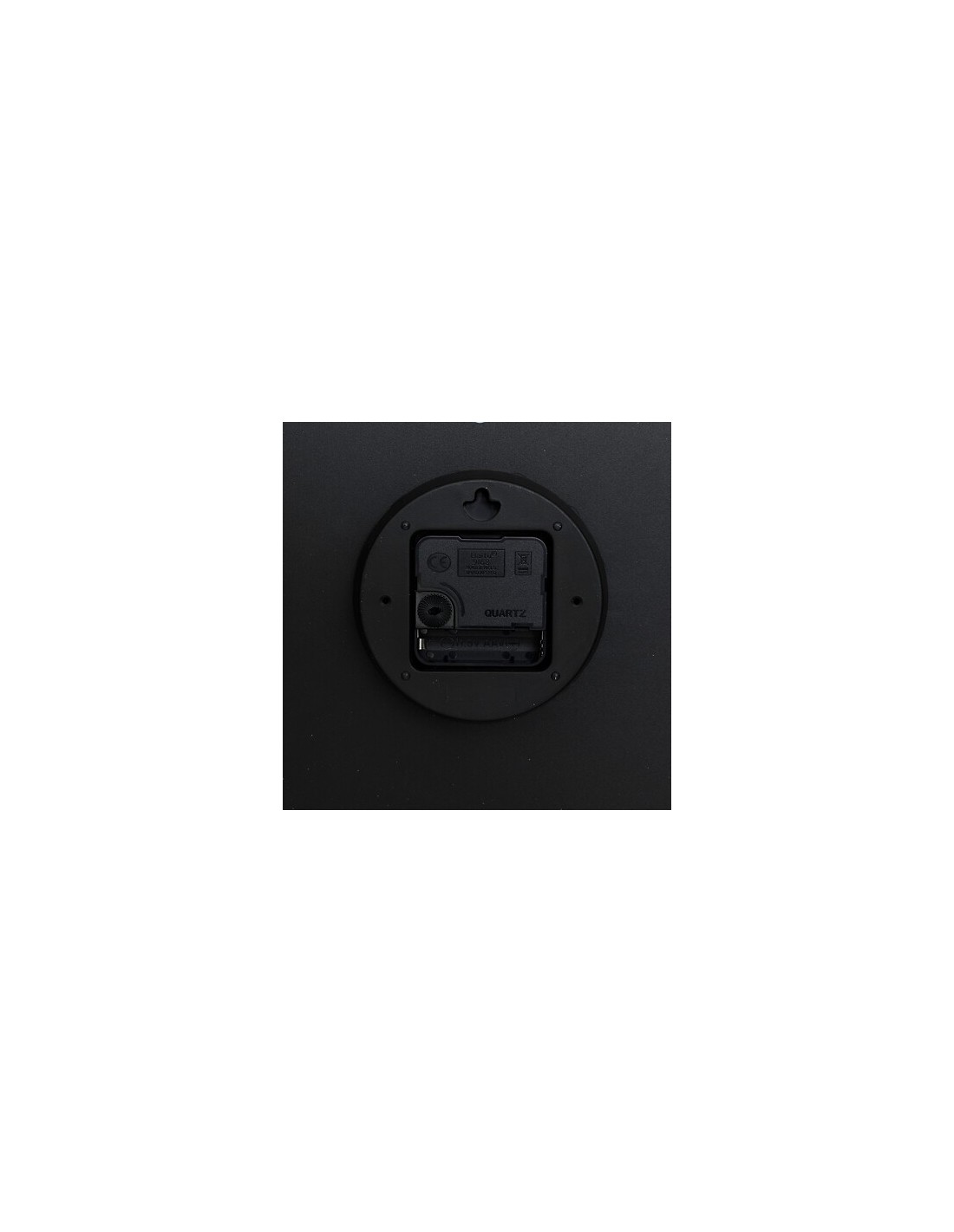 OROLOGI: vendita online Orologio Bratislav, diametro 35 cm, plastica bianca, effetto legno noce, da parete in offerta