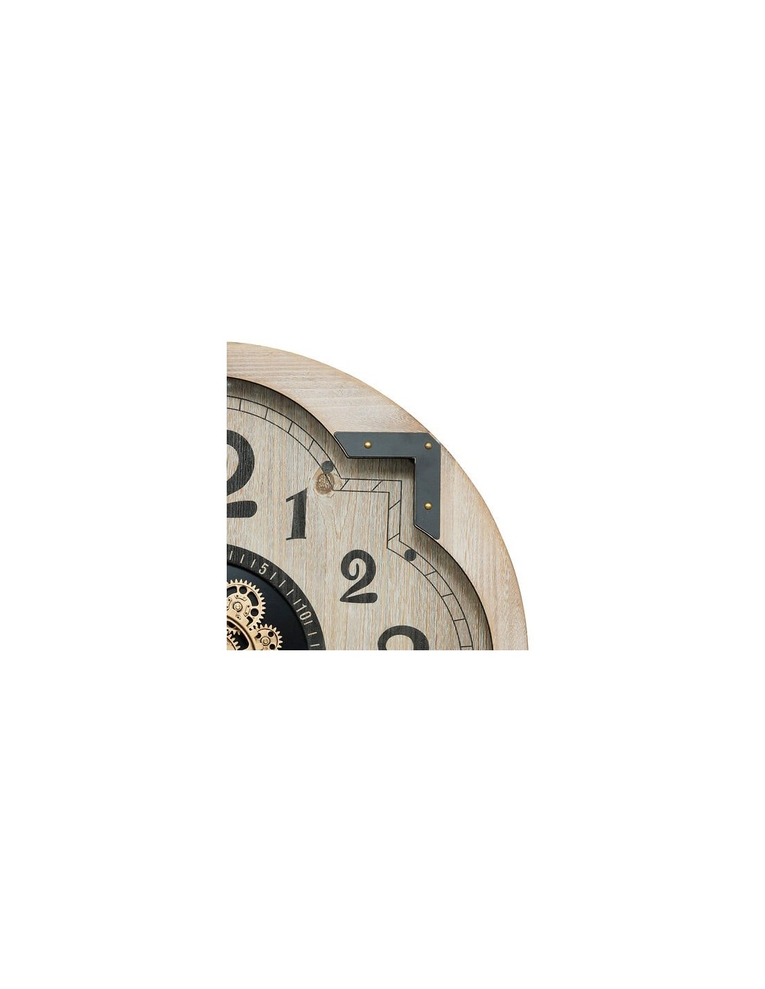 OROLOGI: vendita online Orologio McKensie, diametro 63 cm, MDF beige, da parete, design con meccanismo a vista in offerta