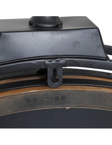 OROLOGI: vendita online Orologio da parete GOUS AMRI, 70x84 cm, nero, MDF e metallo, con ingranaggi mobili in offerta