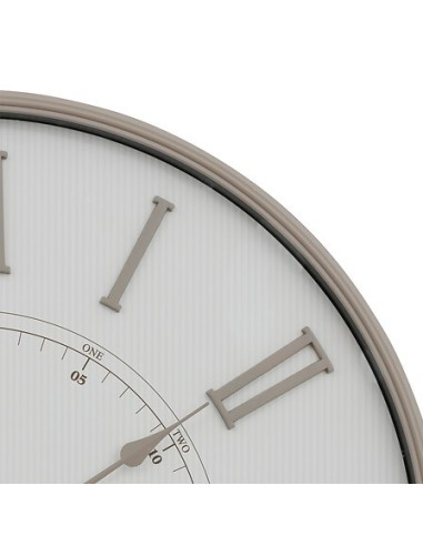 OROLOGI: vendita online Orologio da parete DAVINA, diametro 76 cm, plastica beige, numeri romani in rilievo in offerta
