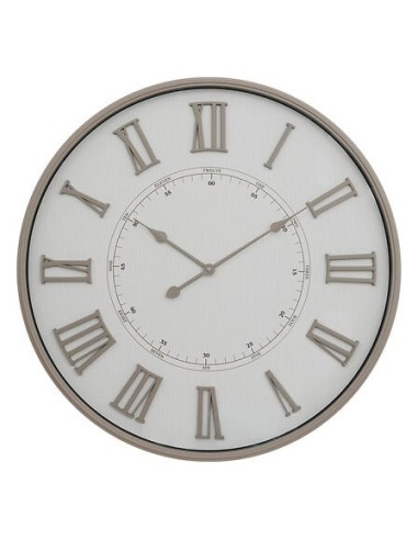 OROLOGI: vendita online Orologio da parete DAVINA, diametro 76 cm, plastica beige, numeri romani in rilievo in offerta