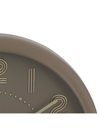 OROLOGI: vendita online Orologio Alizée, 30 cm, plastica tortora, beige moyen, design 3D, funzionamento a batteria in offerta