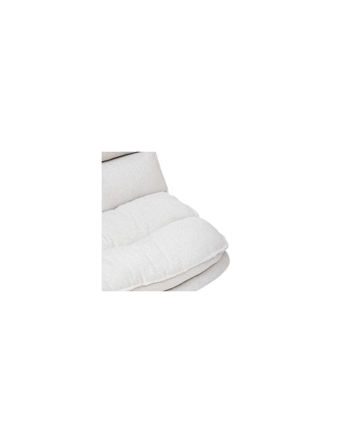 POLTRONE E DIVANI: vendita online Poltrona girevole Harper, piede metallo bianco, gris perle, 360°, 64x74,5x87 cm in offerta