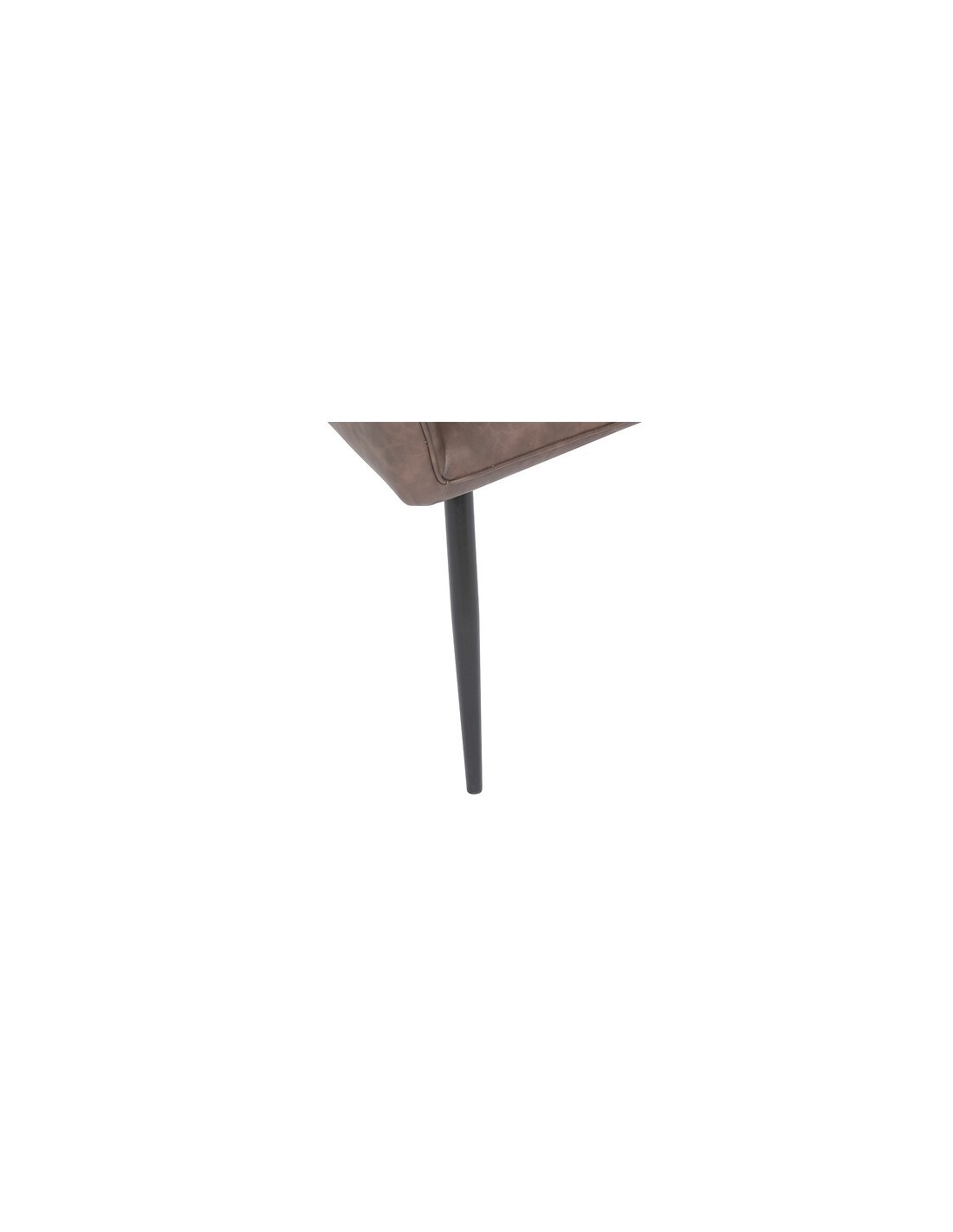 POLTRONE E DIVANI: vendita online Poltrona da pranzo, Visoca, marrone, acciaio, 61,5x57x83 cm, stile moderno in offerta