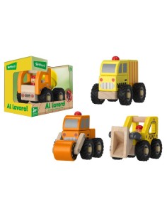 Mezzi da lavoro in legno assortiti per bambini piccoli | shopincasa.it 2