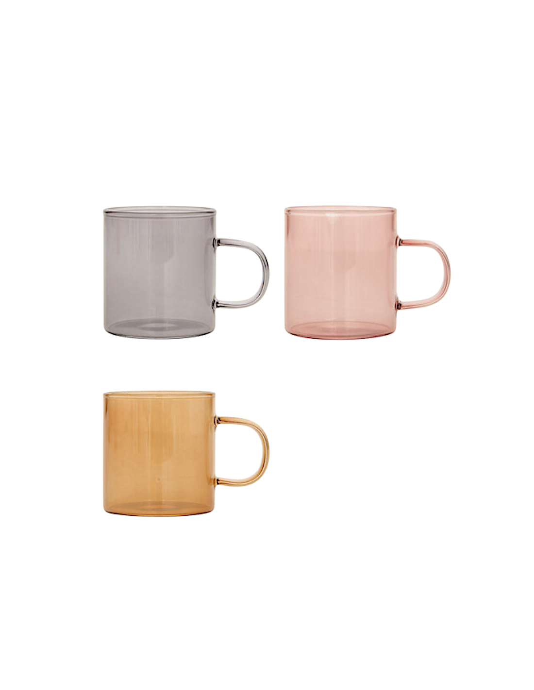BICCHIERI CAFFE' E CAPPUCCINO: vendita online Tazzina espresso Mia, 10 cl, vetro colorato, assortita, dimensioni 7,9x5,3x5,7 ...