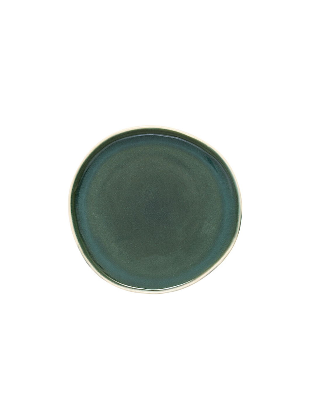 PIATTI: vendita online Piatto piano, Wonja, diametro 27 cm, verde, faience, 27 x 26,4 x 2,1 cm in offerta