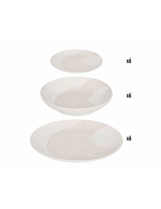 SERVIZI TAVOLA: vendita online Servizio Piatti Sky Lounge, 18 Pezzi, Bianco, Porcellana, Ø 26,8 cm, Elegante in offerta