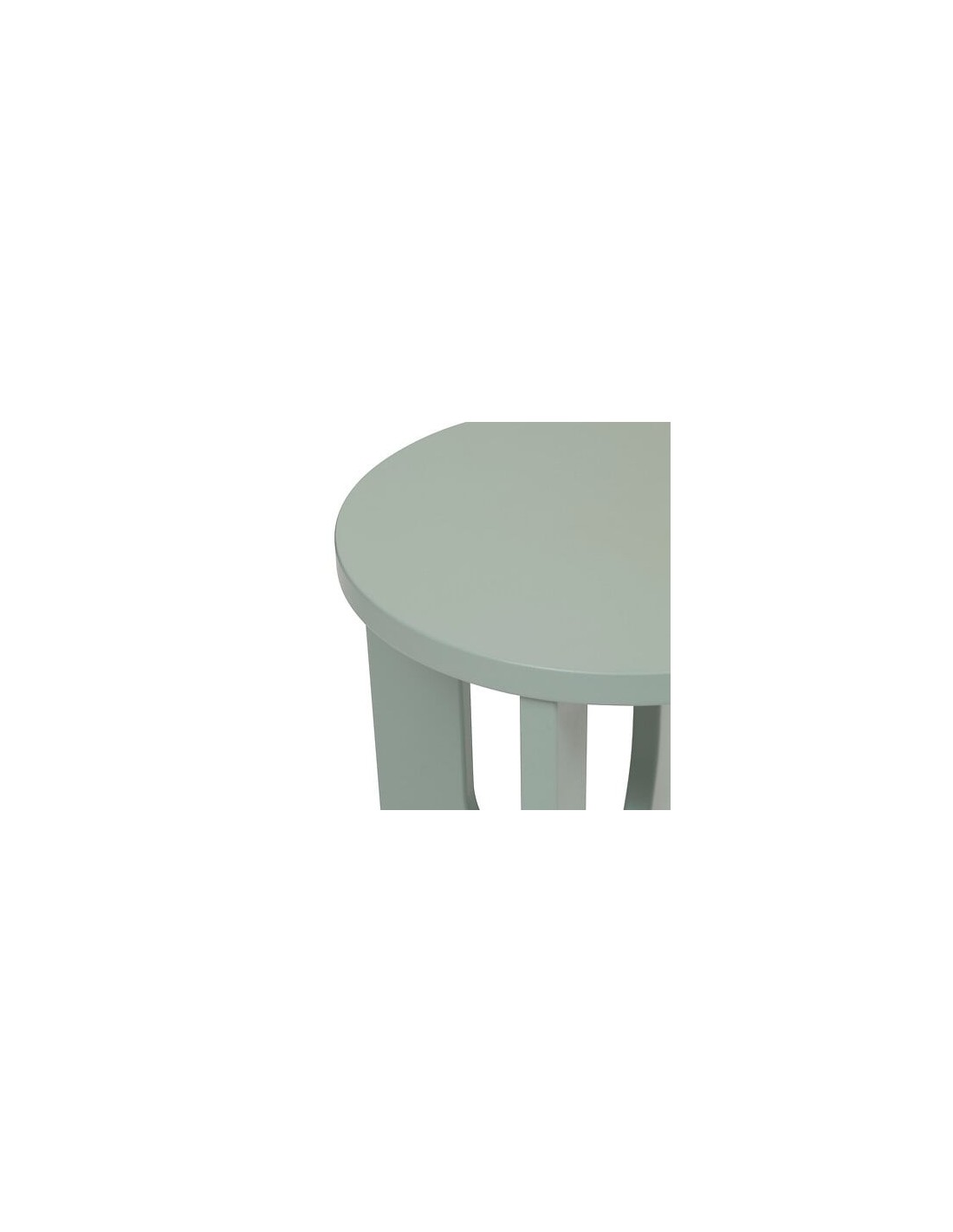 TAVOLI: vendita online Tavolino da caffè, Bloom, diametro 40 cm, verde di gris, MDF, finitura opaca, stile moderno in offerta