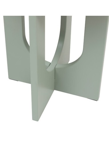 TAVOLI: vendita online Tavolino da caffè, Bloom, diametro 40 cm, verde di gris, MDF, finitura opaca, stile moderno in offerta