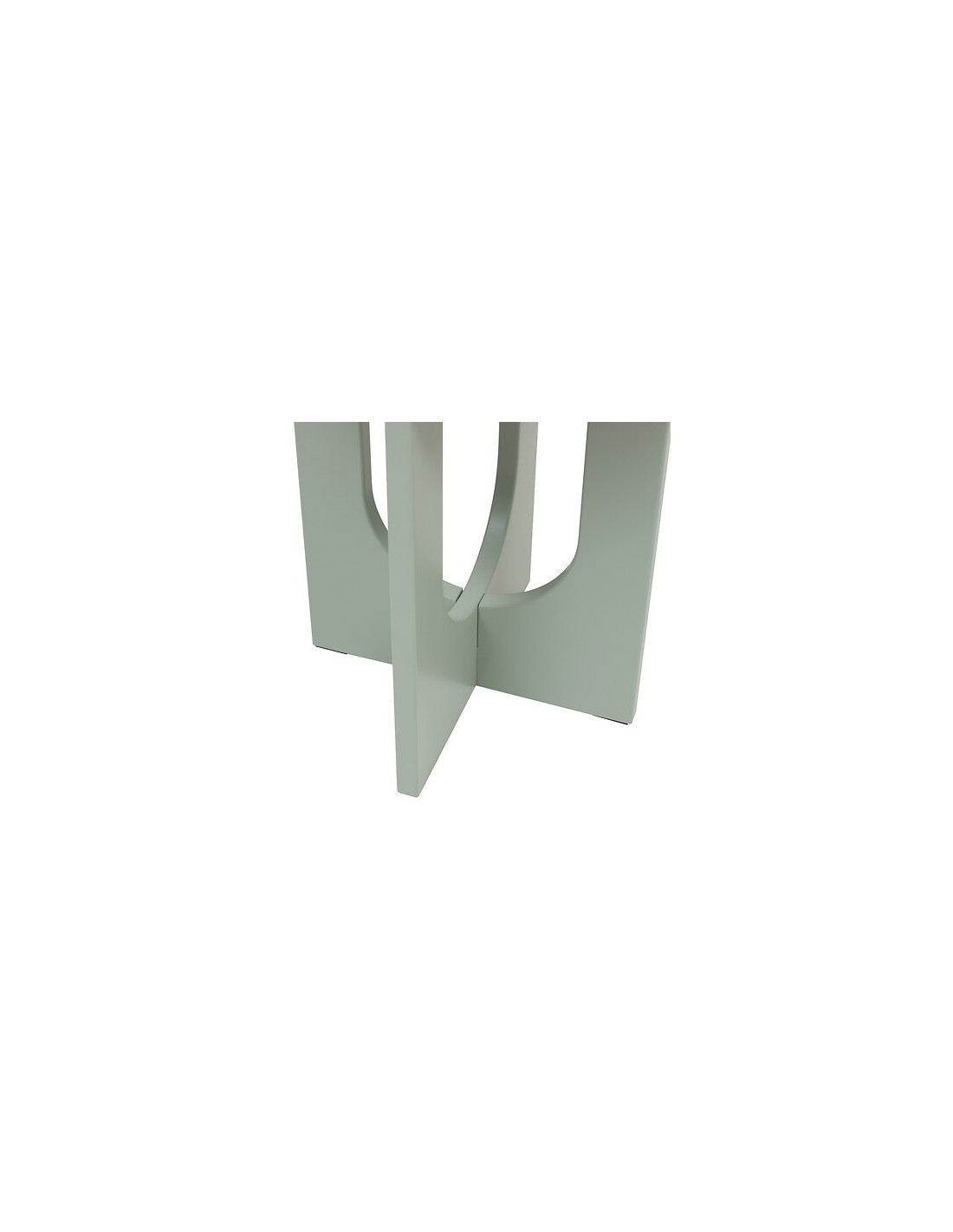 TAVOLI: vendita online Tavolino da caffè, Bloom, diametro 40 cm, verde di gris, MDF, finitura opaca, stile moderno in offerta