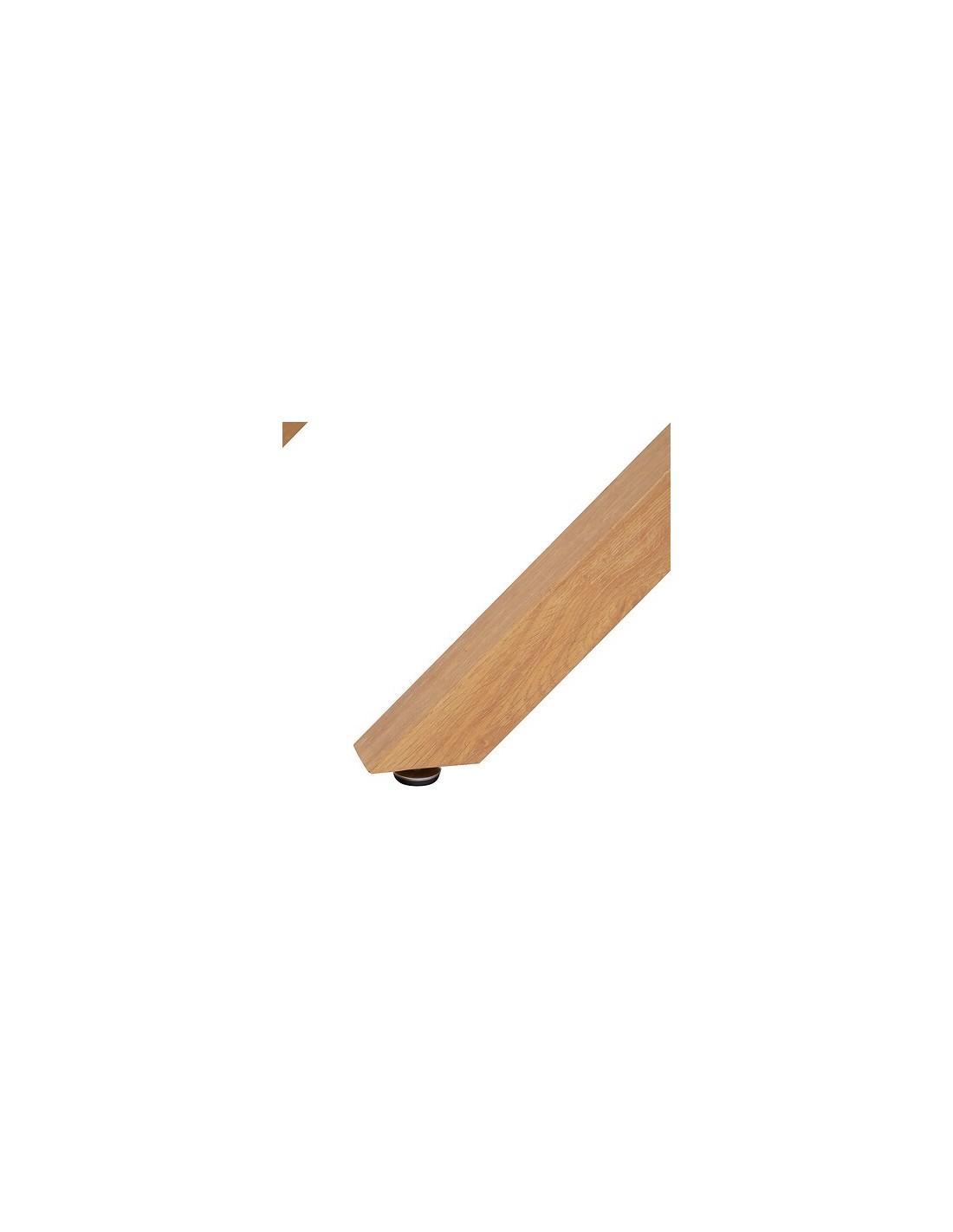 TAVOLI: vendita online Tavolo da pranzo Jorel, 180x90 cm, vetro temperato, metallo effetto rovere, rettangolare in offerta