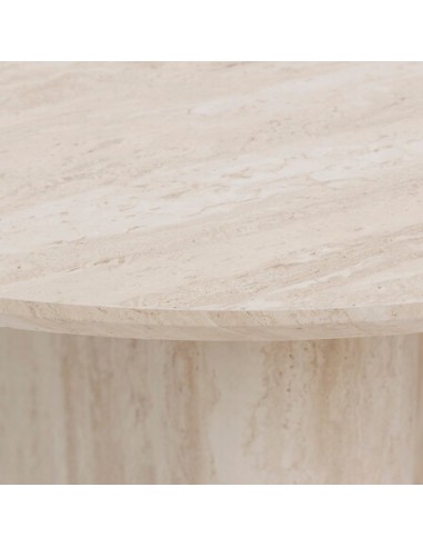 TAVOLI: vendita online Tavolo da pranzo Anaya, 180x90 cm, MDF effetto travertino, ovale, finitura opaca in offerta