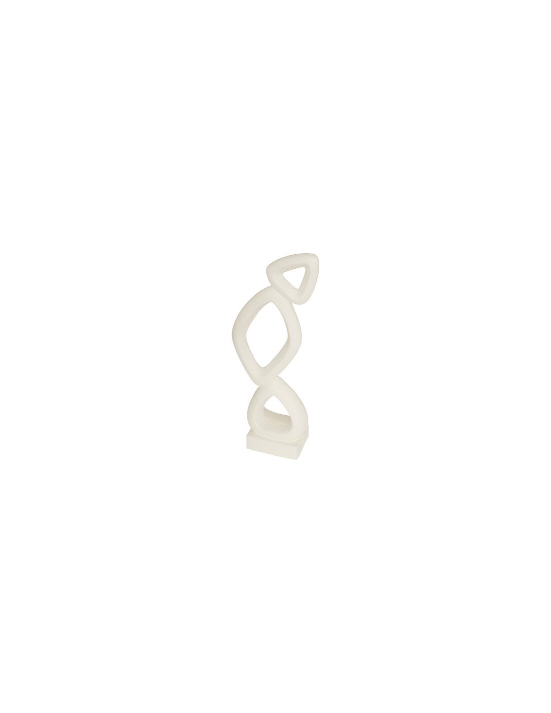 OGGETTISTICA: vendita online Decorazione da Appoggio Wonj, Magnesia, Bianca, L 26 cm, P 13,3 cm, H 68,5 cm in offerta