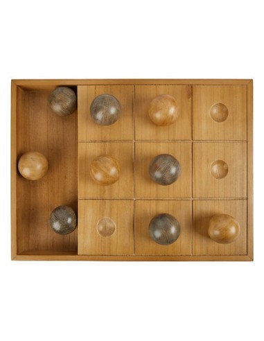 OGGETTISTICA: vendita online Gioco di Tris Jehan, Legno Naturale, Marrone, 40 x 30 x 4 cm in offerta