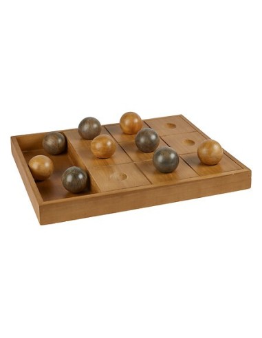 OGGETTISTICA: vendita online Gioco di Tris Jehan, Legno Naturale, Marrone, 40 x 30 x 4 cm in offerta