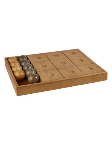 OGGETTISTICA: vendita online Gioco di Tris Jehan, Legno Naturale, Marrone, 40 x 30 x 4 cm in offerta