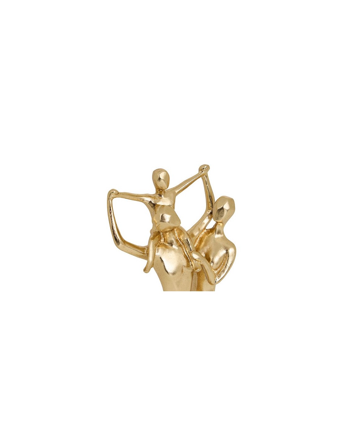OGGETTISTICA: vendita online Statua Famiglia Hapi, Resina Dorata, L 10,5 cm, P 8 cm, H 28,5 cm in offerta