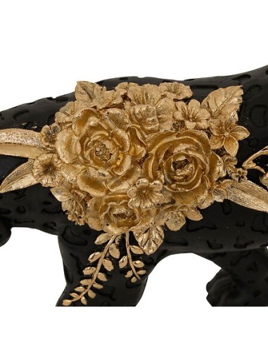 OGGETTISTICA: vendita online Pantera Decorativa Belli, Resina Nera, L 40 cm, P 8,5 cm, H 18,5 cm in offerta
