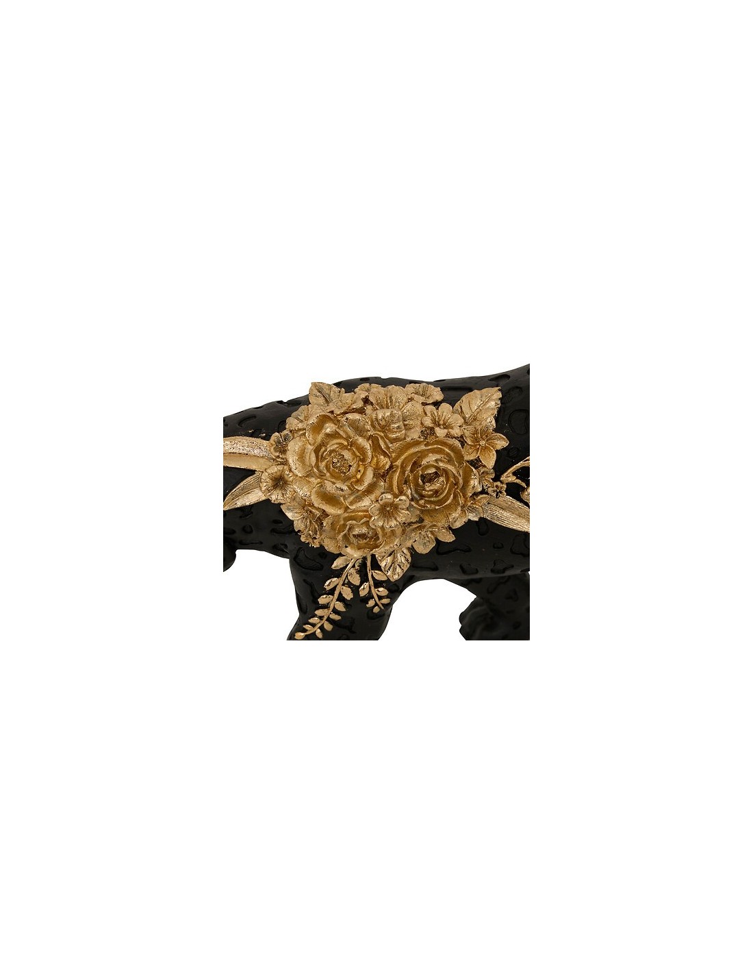 OGGETTISTICA: vendita online Pantera Decorativa Belli, Resina Nera, L 40 cm, P 8,5 cm, H 18,5 cm in offerta