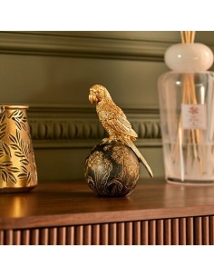 OGGETTISTICA: vendita online Uccellino Decorativo Belli, Resina Dorata, L 12 cm, P 10 cm, H 19 cm in offerta 2