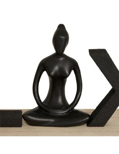 OGGETTISTICA: vendita online Decorazione Parola Yogi, MDF Assortito, L 36 cm, P 6 cm, H 12,5 cm in offerta 2