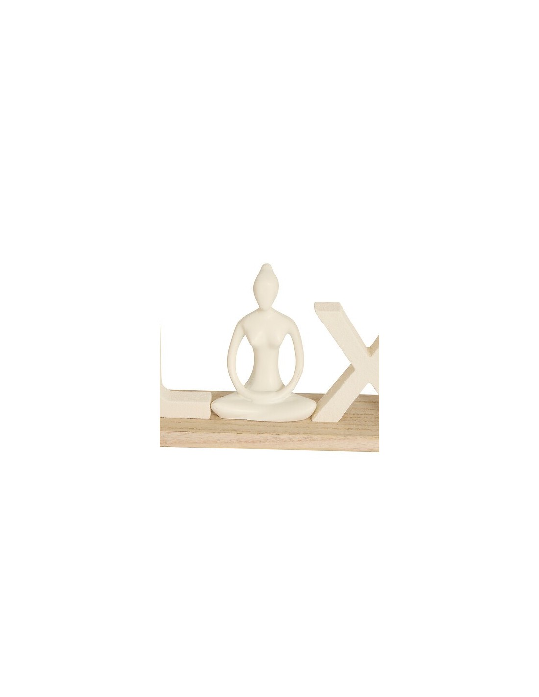 OGGETTISTICA: vendita online Decorazione Parola Yogi, MDF Assortito, L 36 cm, P 6 cm, H 12,5 cm in offerta