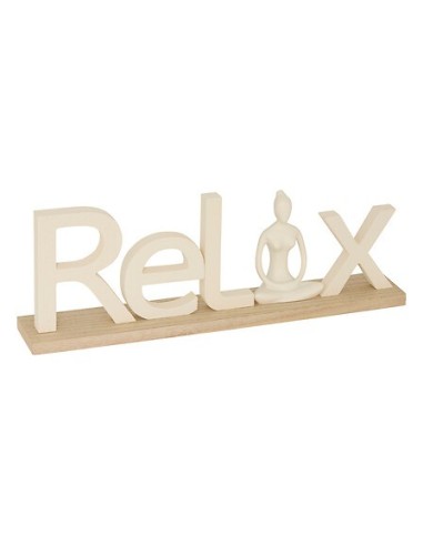 OGGETTISTICA: vendita online Decorazione Parola Yogi, MDF Assortito, L 36 cm, P 6 cm, H 12,5 cm in offerta