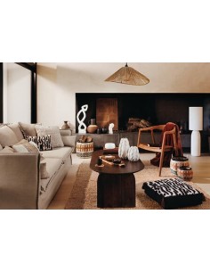 OGGETTISTICA: vendita online Statua Viso Wonj, Resina Bianca, L 14,5 cm, P 10 cm, H 24,5 cm in offerta