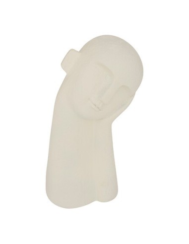 OGGETTISTICA: vendita online Statua Viso Wonj, Resina Bianca, L 14,5 cm, P 10 cm, H 24,5 cm in offerta