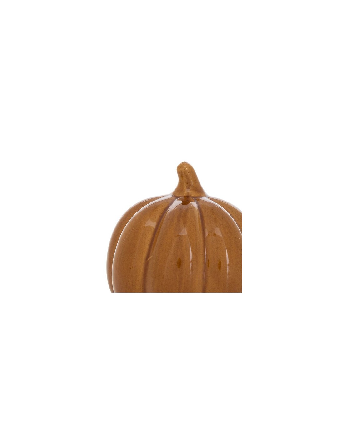 OGGETTISTICA: vendita online Zucca Decorativa Autunno, Ceramica Stoneware, Diametro 10,5 cm, Profondità 10 cm in offerta