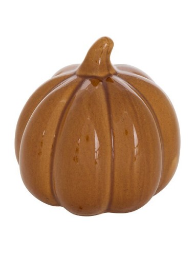 OGGETTISTICA: vendita online Zucca Decorativa Autunno, Ceramica Stoneware, Diametro 10,5 cm, Profondità 10 cm in offerta