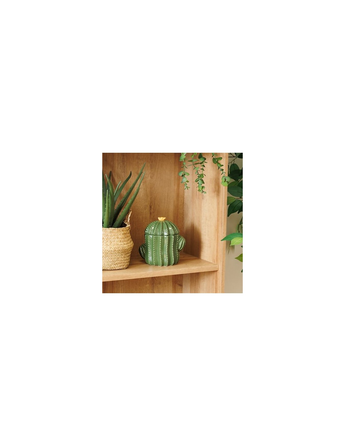 OGGETTISTICA: vendita online Scatola Decorativa Yucatan in Ceramica Dolomite Verde, 15,5 x 11 x 16 cm in offerta