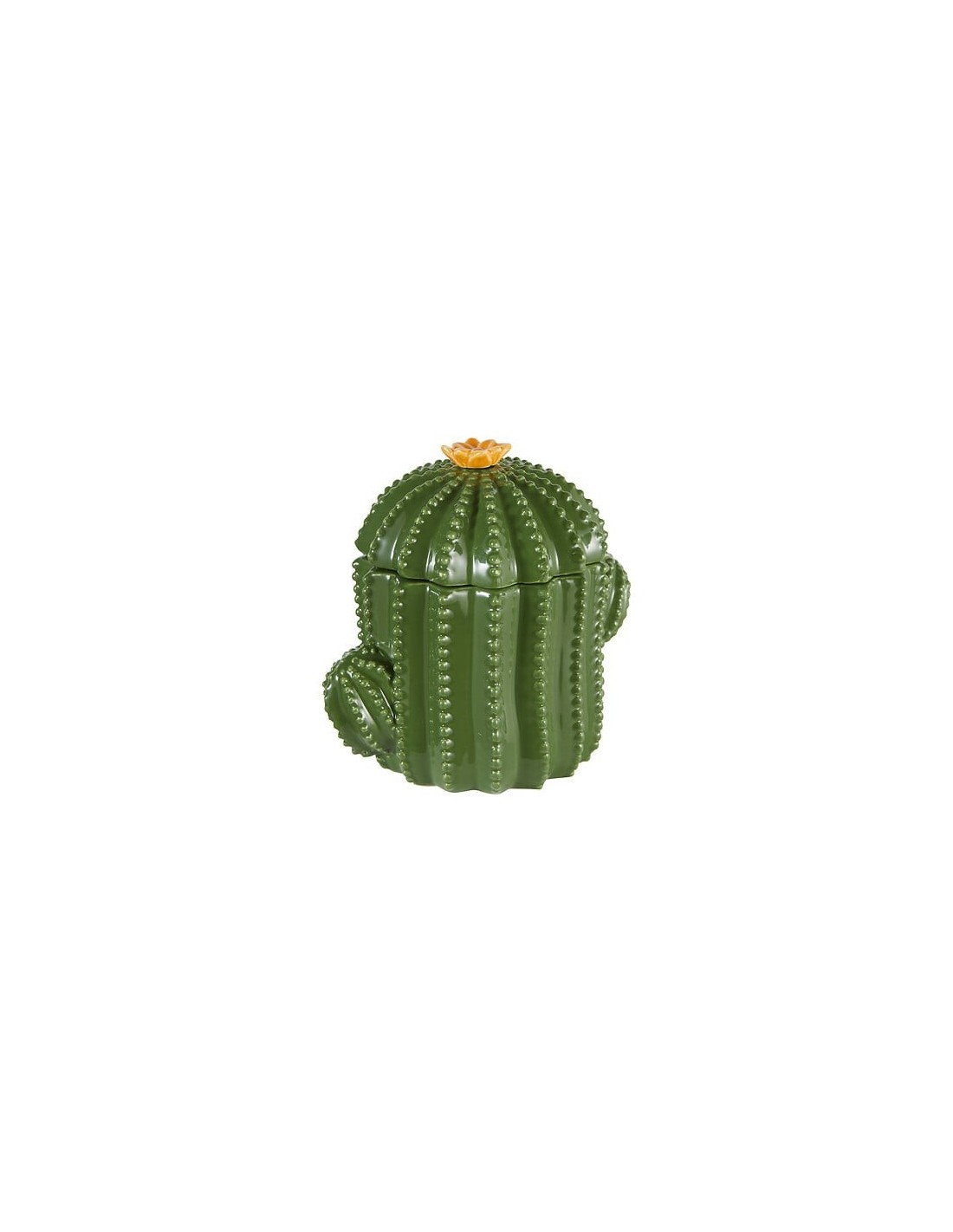 OGGETTISTICA: vendita online Scatola Decorativa Yucatan in Ceramica Dolomite Verde, 15,5 x 11 x 16 cm in offerta