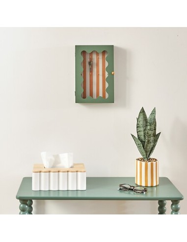 OGGETTISTICA: vendita online Scatola Portachiavi, Chéri, L. 20 x P. 6,6 x H. 30 cm, MDF E1, Vetro, Multicolore in offerta