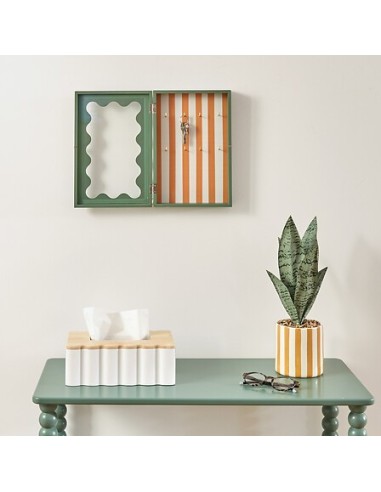 OGGETTISTICA: vendita online Scatola Portachiavi, Chéri, L. 20 x P. 6,6 x H. 30 cm, MDF E1, Vetro, Multicolore in offerta