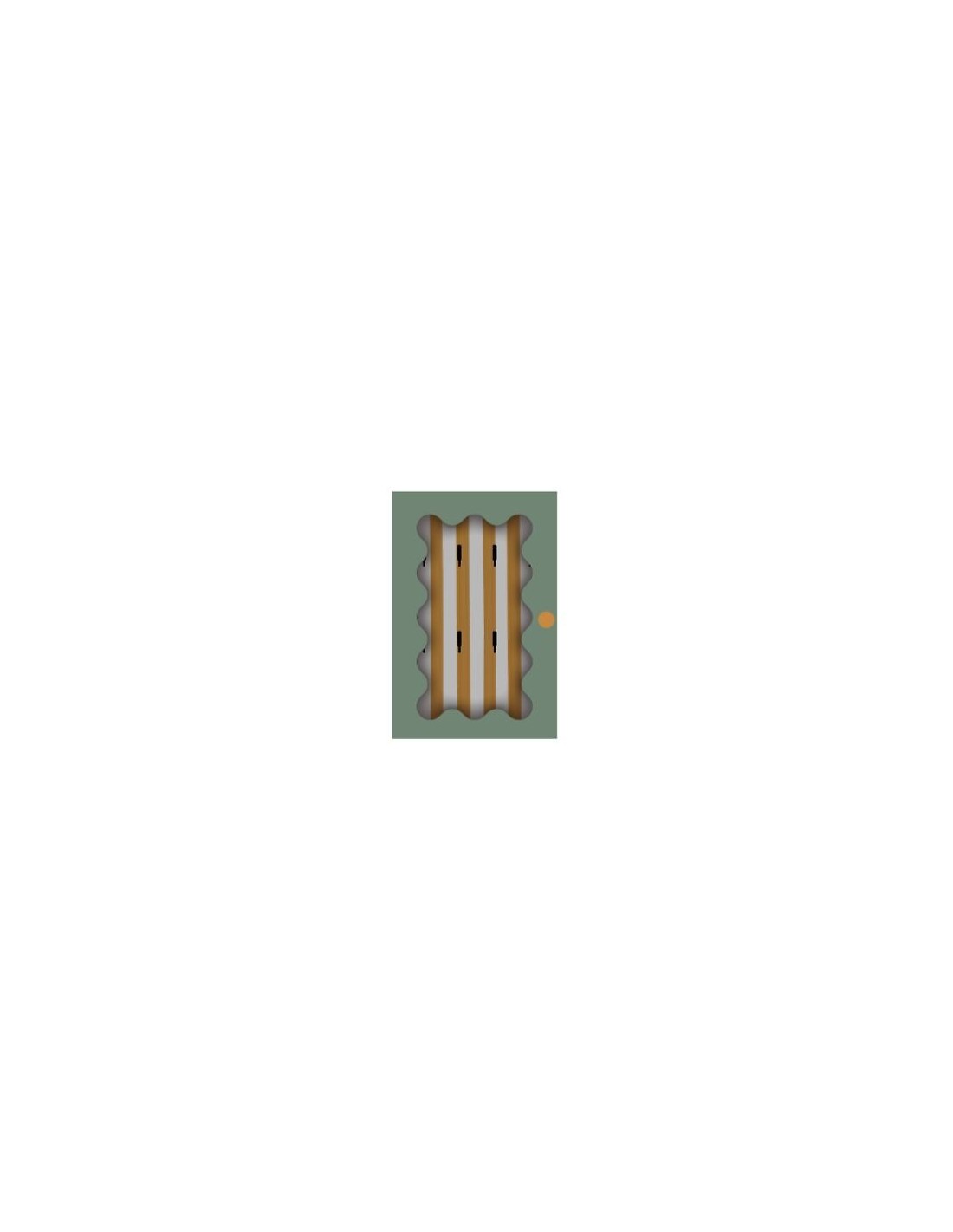 OGGETTISTICA: vendita online Scatola Portachiavi, Chéri, L. 20 x P. 6,6 x H. 30 cm, MDF E1, Vetro, Multicolore in offerta