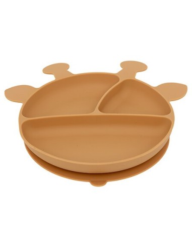 OGGETTISTICA: vendita online Set Pranzo, 4 Pezzi, Giraffa, Silicone, Ocre, Piatto, Ciotola, Bicchiere, Cucchiaio in offerta