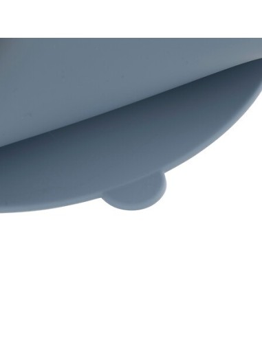 OGGETTISTICA: vendita online Set Pappa, 4 Pezzi, Elefante Yum, Silicone, Blu Grigio, Piatto Ventosa, Ciotola, Bicchiere, Cucc...
