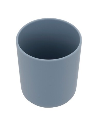 OGGETTISTICA: vendita online Set Pappa, 4 Pezzi, Elefante Yum, Silicone, Blu Grigio, Piatto Ventosa, Ciotola, Bicchiere, Cucc...