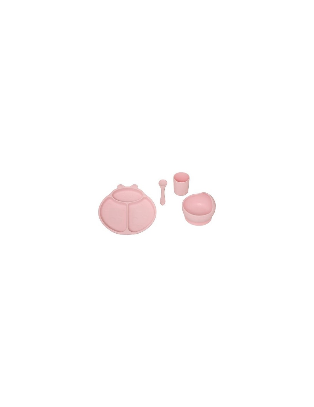 OGGETTISTICA: vendita online Set Piatti, 4 Pezzi, Silicone, Rose, Lavabile, Antiscivolo, Bambini in offerta