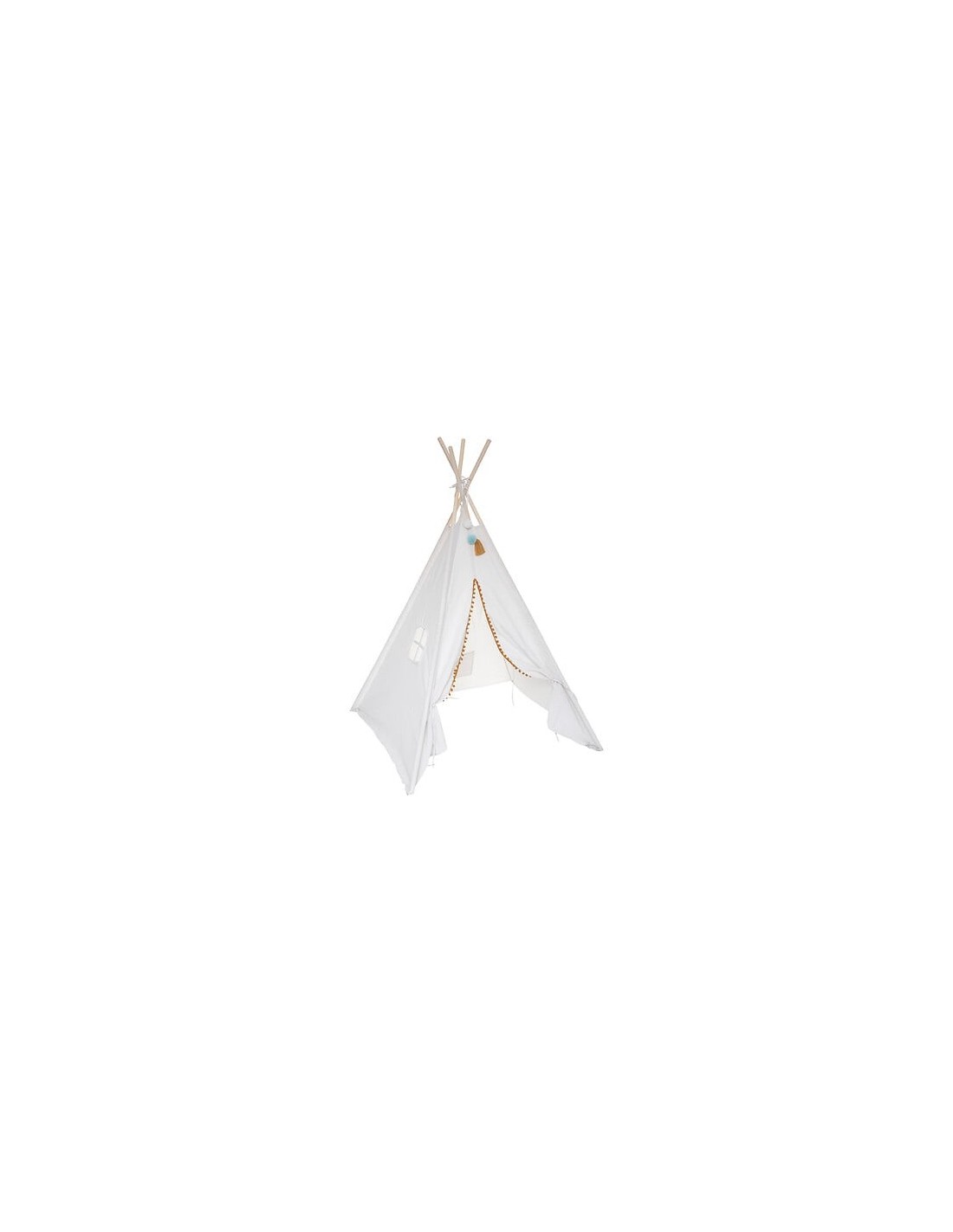OGGETTISTICA: vendita online Tipi Bambini, Wapi, 120 x 120 x 160 cm, Naturale, Beige Lin, Cotone, Poliestere, Legno in offerta