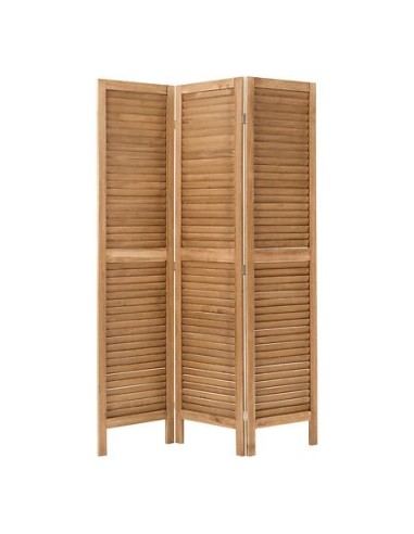 SEPARE' E PARAVENTO: vendita online Paravento, Camila, L. 120 x P. 2 x H. 170 cm, Legno Paulownia, Marrone, Pannelli Pieghevo...