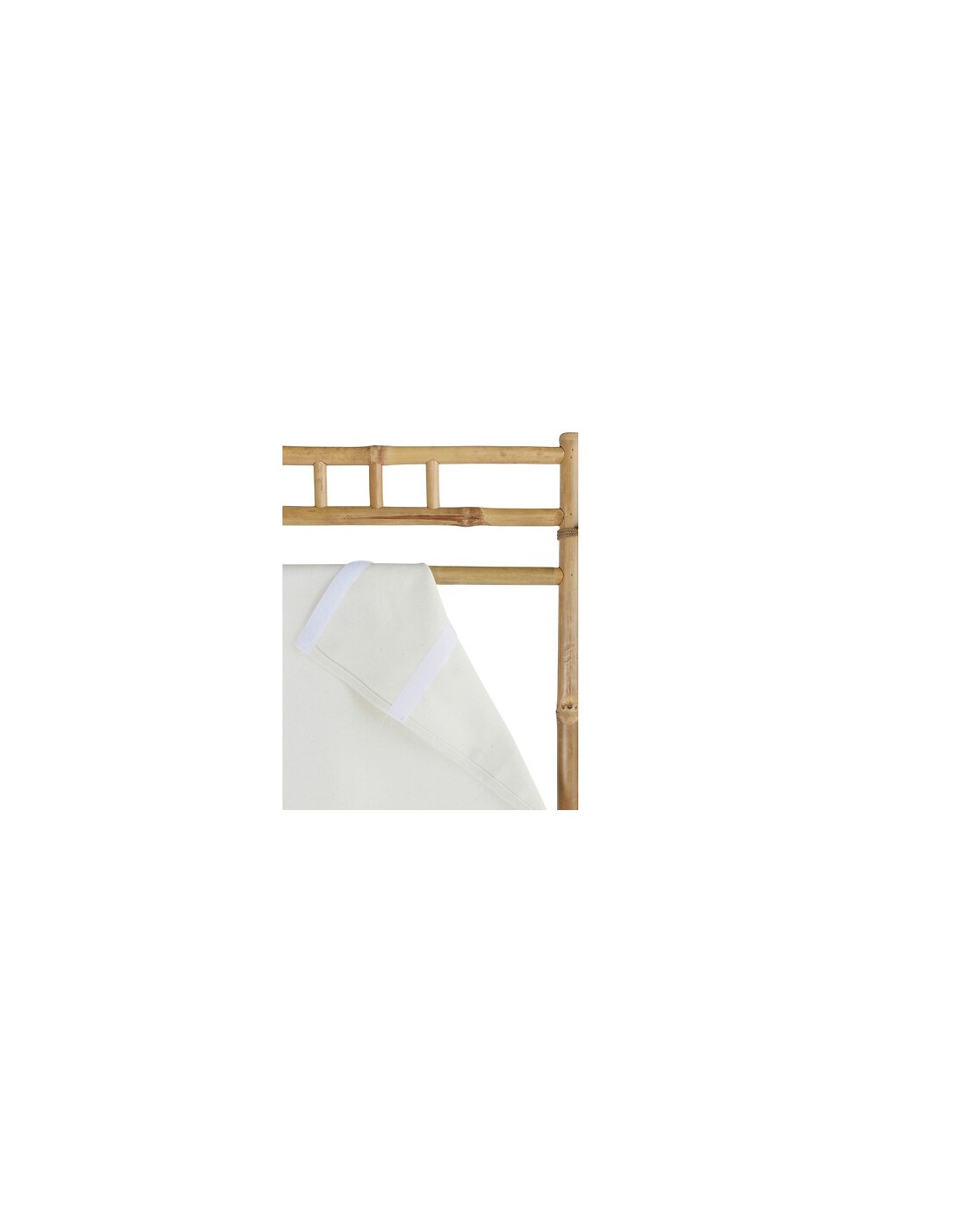 SEPARE' E PARAVENTO: vendita online Paravento, Kael, 135,5 x 170 cm, Bambù, Tessuto Bianco, 3 Pannelli, Pieghevole in offerta